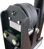 Shocker 30K Gooseneck Air Hitch & 9" Extension Shift Lock Coupler for 2-5/16" Ball, Round 4" Blank (No Pin Hole)