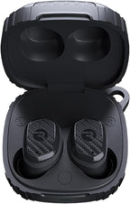 Raycon Impact Earbuds Military-Grade Impact Resistant  IP67 Bluetooth Earbuds with Stereo Sound  90 Hours of Battery Life  Active Noise Cancellation (Black)