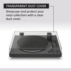 Sony PS-LX3BT Wireless Bluetooth Turntable (2026 Model) : Fully Automatic Belt Drive Vinyl Record Player with Built-in Phono EQ  Black