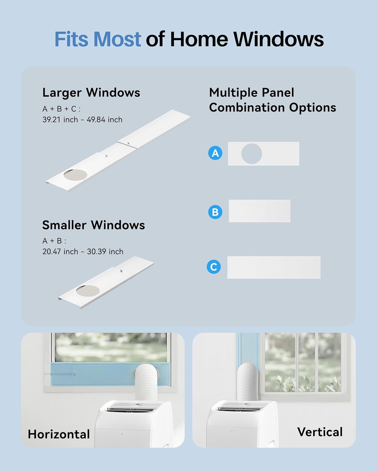 14,000 BTU Portable Air Conditioner - Cools Up to 700 Sq. Ft., Multi-Function Portable AC Unit with Auto Swing, Smart Control, 24H Timer, Ultra-Quiet AC Unit for Bedroom, Dorm, Apartment