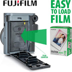 Fujifilm Instax Mini 41 Instant Film Camera Black + 20 Instax Instant Film Prints Bundle