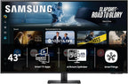 Samsung 43” Smart Monitor M7 (M70F) 4K UHD Display  Samsung Vision AI  Smart TV Apps  Gaming Hub  USB-C  HDMI and USB-A  Black  LS43FM702UNXZA  2025