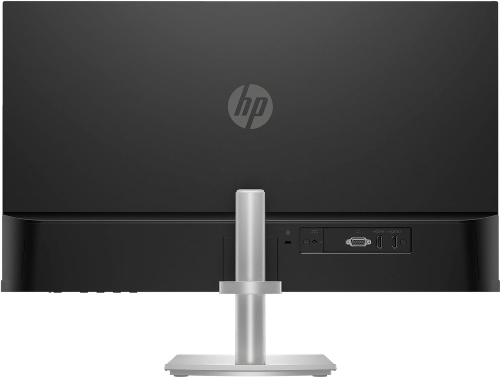 HP Series 5 527sh Monitor (Replaces M27h) 27" 100Hz IPS FHD (1920x1080) 99% sRGB Display  Adjustable Height & Tilt  Flicker Free  Anti-Glare  Black/Silver w/DKZ USB Port Expander (2 Pack)