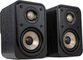 Polk Signature Elite ES10 Surround Sound Speakers - Hi-Res Audio Certified  Dolby Atmos & DTS:X Compatible  1" Tweeter & 4" Woofer  Power Port Technology for Bass (Pair  Stunning Black)