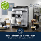 De'Longhi Magnifica Evo Espresso Machine with Automatic Frother, 7 Recipes, ECAM29084SB (Renewed)