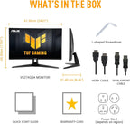 ASUS TUF Gaming 27” 1440P Monitor (VG27AQL5A) – QHD (2560 x 1440)  210Hz  0.3ms  Fast IPS  Extreme Low Motion Blur Sync  Speakers  DisplayWidget Center  Gaming AI  Height Adjustment  3 yr Warranty