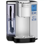 Cuisinart SS-10P1 Coffee Maker Single Serve 72-Ounce Reservoir Coffee Machine, Programmable Brewing and Hot Water Dispenser, Stainless Steel