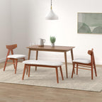 47" Dining Table Kitchen Table Dining Room Table Small Kitchen Table for Small Spaces Table Modern Home Furniture Dinner Table Rectangular (Natural)