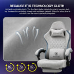 GTPLAYER Gaming Chair, Computer Office Chair with Pocket Spring Cushion, Linkage Armrests and Footrest, High Back Ergonomic Computer Chair with Lumbar Support Task Chair with Footrest