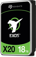 Seagate Exos X20 18TB 7200 RPM 512e SATA 6Gb/s 3.5" Enterprise Hard Drive - ST18000NM003D (Renewed)