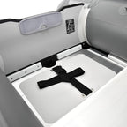 Inflatable Boat | Yacht Dinghy Tender Raft | Multi Person Fishing Boat | Aluminum Floor Oars | Fishing Rod Holders | Heavy-Duty PVC | 2024 Model |