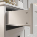 63 Inch 9 Drawer Tall Dresser, White Dresser for Bedroom, Modern Chest of Drawers with Deep Drawers and Handles, Wooden Dressers TV Stand, Long Dressers Organizer for Living Room, Hallway