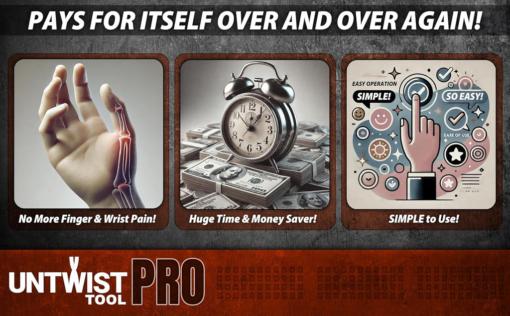 Untwist Tool PRO-COMBO Quickly Separates CAT5e, CAT6, CAT6A, & CAT7