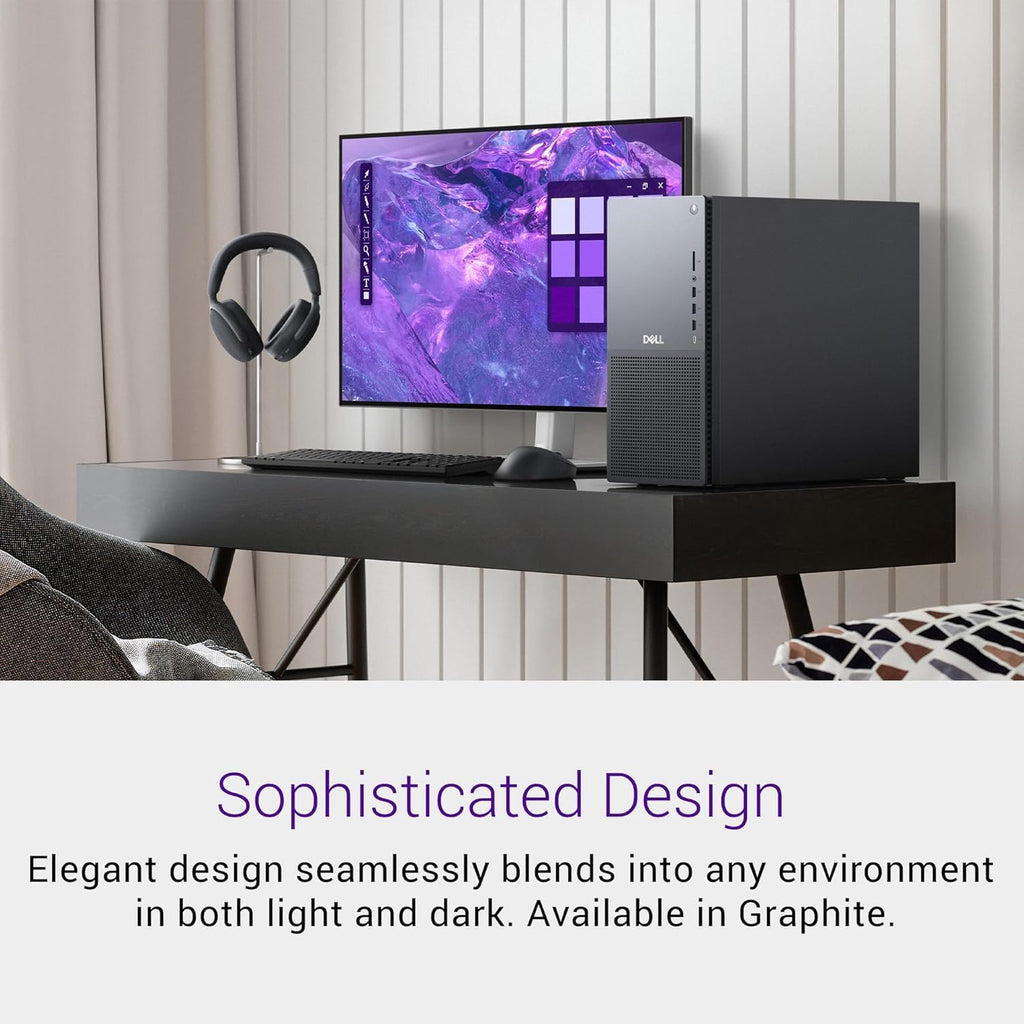 Dell Tower Plus EBT2250 Desktop Computer - Series 2 Intel Core Ultra 9 285 24-Core Processor up to 5.6 GHz  32GB DDR5 RAM  1TB NVMe SSD  NVIDIA GeForce RTX 4060 8GB GDDR6  Windows 11 Pro  Graphite