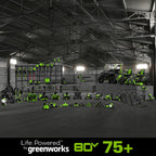 Greenworks 80V 18" Brushless Cordless Chainsaw (Great For Tree Felling  Limbing  Pruning  and Firewood) / 75+ Compatible Tools)  2.0Ah Battery and Rapid Charger Included