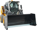 Skid Steer Snow Pusher Attachment  Single Box Snow Pusher for Skid Steer Loader  Heavy Duty Snow Removal Attachment  Universal Quick Attach for Clean Snow and Job Site Cleanup