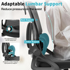 Ergonomic Office Chair,Mesh Office Chair with Lumbar Support,High Back Desk Chair with Flip-up Arms,400 lbs Big and Tall Computer Chair with Headrest,Comfy Desk Chairs