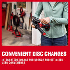 CRAFTSMAN V20 4 1/2 Cordless Angle Grinder, Brushless Small Grinder, Tool Only (CMCG452B)