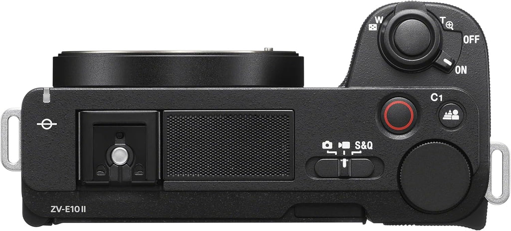 Sony Alpha ZVE10 II - APS-C Interchangeable Lens Mirrorless Content Creators' Camera - Black - Body Only