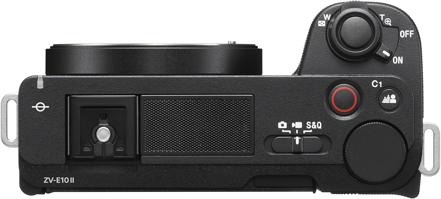Sony Alpha ZVE10 II - APS-C Interchangeable Lens Mirrorless Content Creators' Camera - Black - Body Only