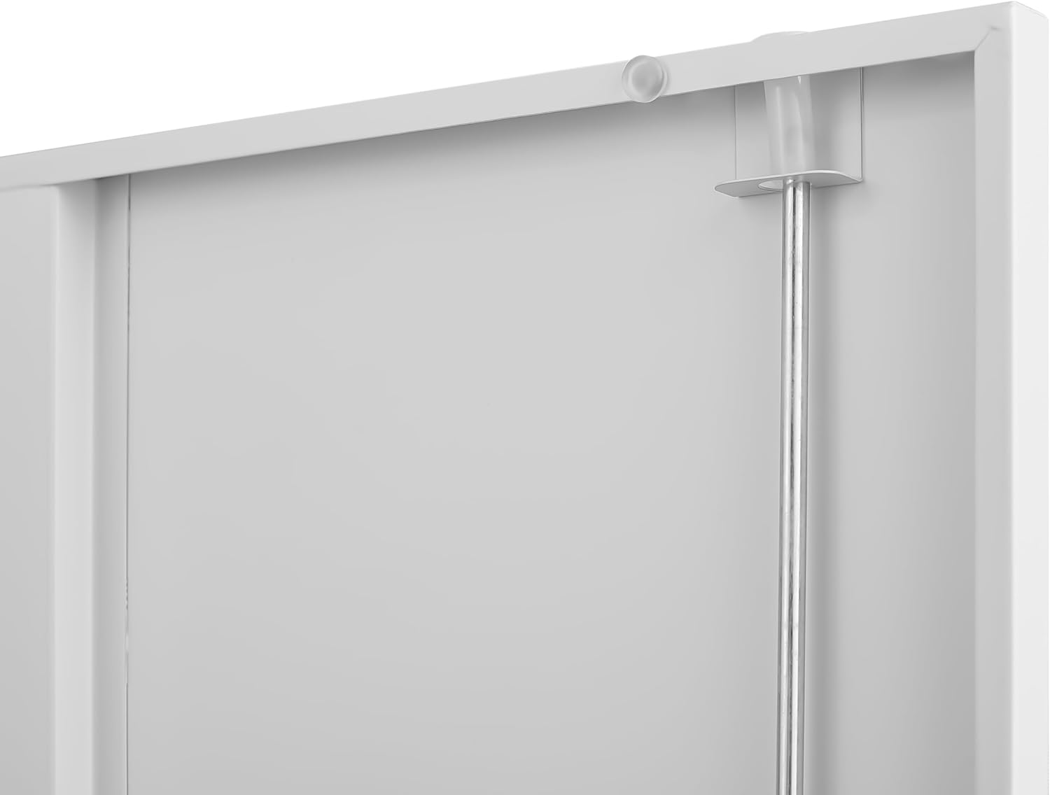 Metal Garage Storage Cabinet with Lock, 71" Tall Steel Storage Locker with 4 Adjustable Shelves, Heavy Duty Metal Cabinet for Garage, Office, Home, 31.5”W × 16.5”D, White