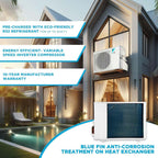 Daikin 18,000 BTU 18 SEER2 Entra R32 Series Ductless Mini Split Heat Pump System w/Maxwell All-Inclusive 15' Installation Kit and Wall Mounting Bracket (230V)