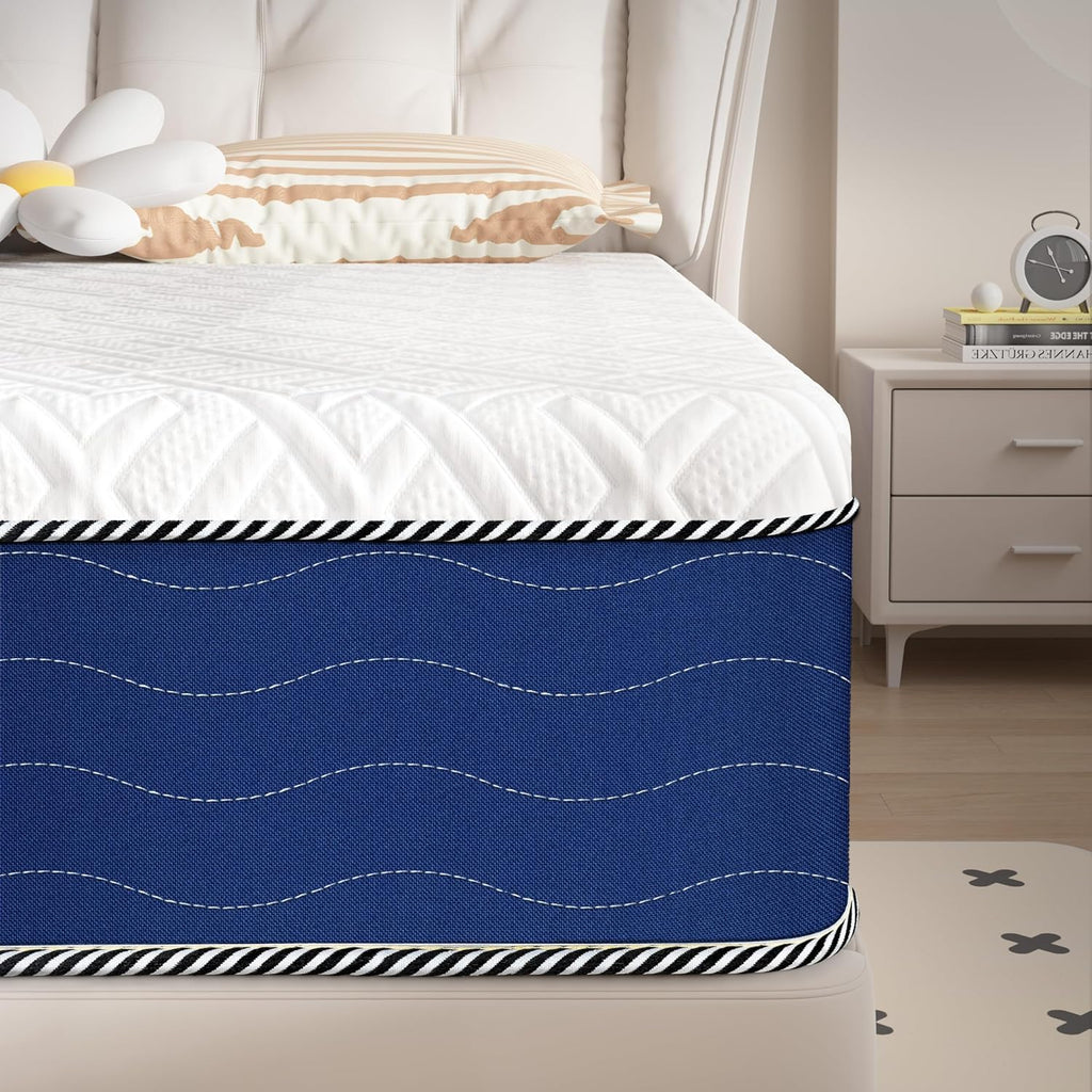 King Mattress, 12 Inch Green Tea Memory Foam Mattress in a Box, Medium Plush King Size Mattress for Pressure Relief, CertiPUR-US Certified