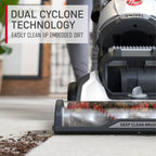 Hoover MAXLife Elite Swivel Vacuum Cleaner, Bagless Upright Vacuum, HEPA Media Filtration, MAXLife System, WindTunnel Technology, Corded Vacuum Cleaners for Home Use