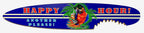 Classic Happy Hour Parrot Party Shark Bite Surfboard - 4 footer (Indoor use only)