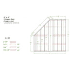 Colonial 10 ft. W x 10 ft. D Wooden Storage Shed