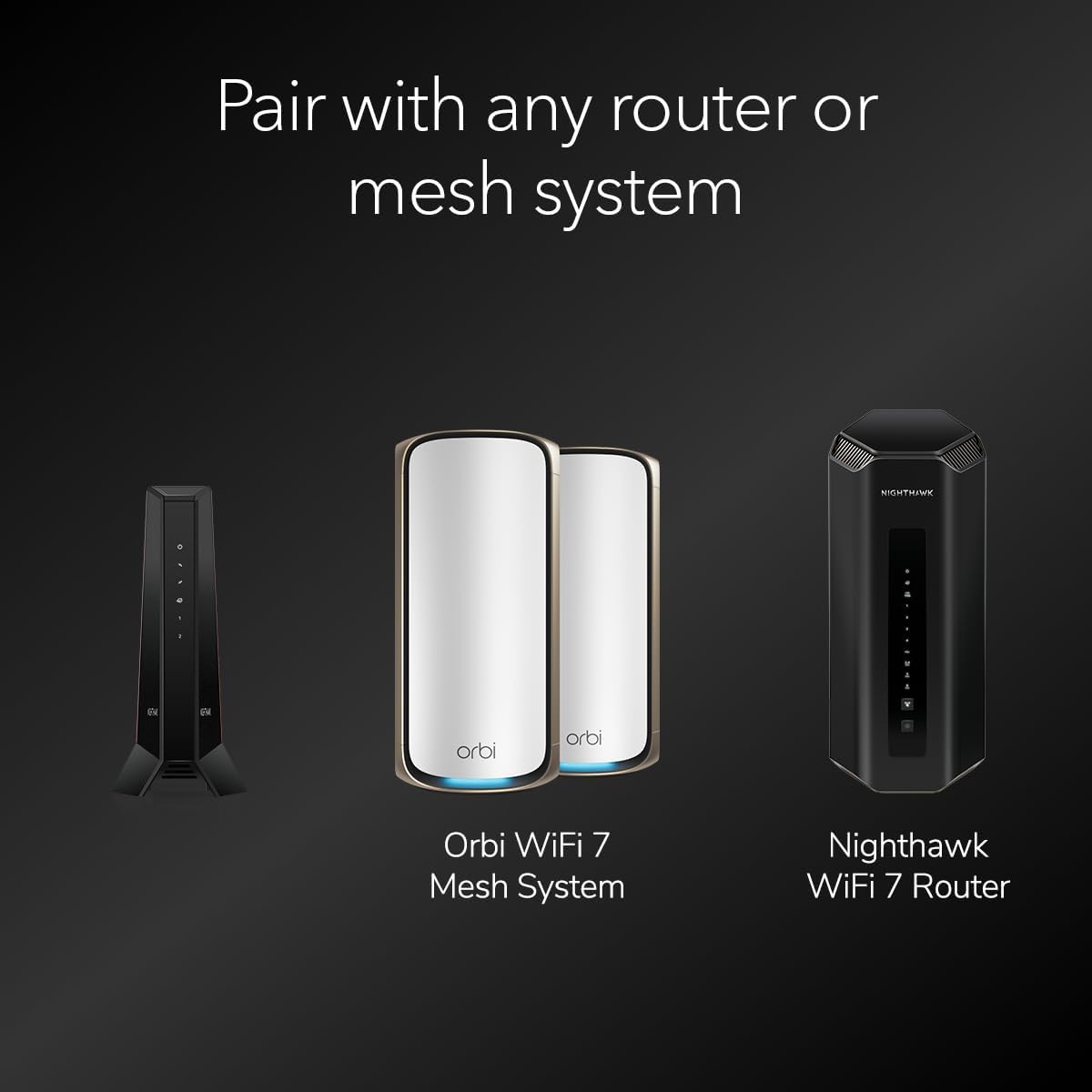 NETGEAR Nighthawk DOCSIS 3.1 Mid/high-Split Cable Modem (CM2500-1AZNAS) – Approved for Today's Faster Speeds - Works with All Cable Providers Incl. Xfinity  Spectrum  Cox - Plans up to 2Gbps