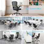TRALT Office Chair - Ergonomic Office Chair with Back Support, Home Office Desk Chairs, 330lbs Wide Seat Big and Tall Office Chairs, Comfy Desk Chair for Work, Study, Office, Gaming (Black)