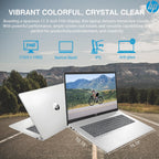 HP 17.3 Inch FHD Business Laptop with MS Office for The Web  AMD Ryzen 5 7430U (Beats Core i7-1355U)  8GB RAM  756GB Storage(256GB SSD + 500GB External Drive)  Windows 11  WOWPC 3-in-1  No Mouse