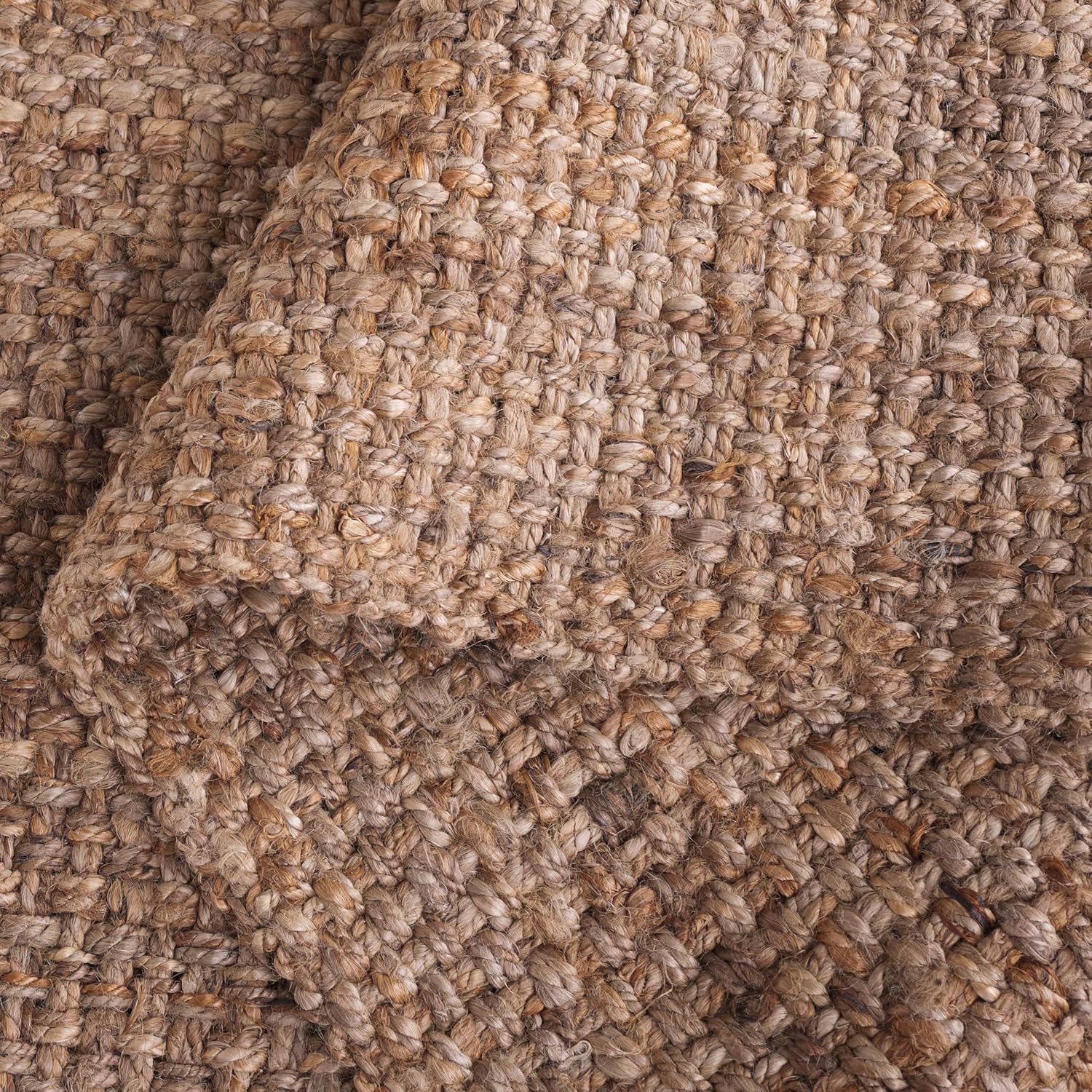 SAFAVIEH Natural Fiber Collection Area Rug - 9' x 12', Natural, Handmade Tassel Jute, Ideal for High Traffic Areas in Living Room, Bedroom (NF467A)