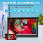 12.5inch small Portable TV,Essential for Bedroom/Kitchen/Camping,Support HDMI/USB input,Built-in speakers,lightweight and easy to carry,Suitable for small spaces(NO with WiFi/Bluetooth/Satellite)