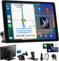 11" Extra Large Wireless Apple CarPlay Screen for Car – Ultra-Slim 0.16 Inch Touchscreen Car Stereo with Android Auto  4K Dash Cam  1080p Backup Camera  GPS  Mirror Link  Voice Control