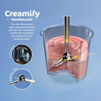 Ninja CREAMi | Ice Cream Maker Bundle | Includes (4)16 oz. Tubs for Gelato, Mix-ins, Milkshakes, Sorbet, Smoothie Bowls & More| 7 One-Touch Programs| Compact Size| Perfect for Kids | Silver