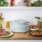 Multi-Cooker 6-Quart 10-in-1 Electric Multi Cooker, Digital Controls, Slow Cook, Steam, Sauté & Rice, Oven-Safe Nonstick Pot