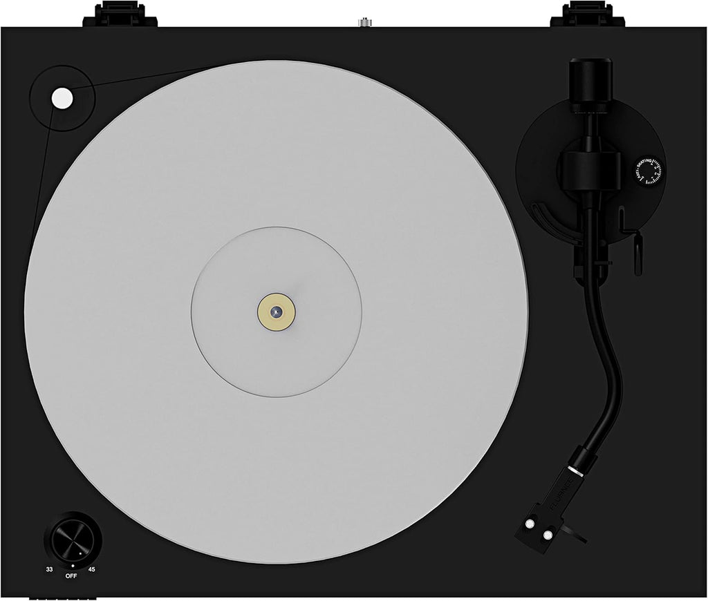 Fluance RT85 Turntable with Ortofon Cartridge  Acrylic Platter  Speed Control  and Vibration Isolation - High Fidelity Vinyl Record Player
