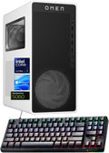 HP Omen 16L TG03 Gaming Desktop PC  Intel Ultra 7 265F  RTX 5060 GPU  32GB DDR5 RAM  1TB NVMe SSD  OMEN Hub  Thunderobot Gaming Keyboard Bundle  Black
