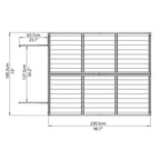 SkyLight 6 ft. W x 7.5 ft. D Polycarbonate Storage Shed