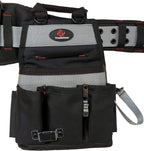 TradeGear Part#SZA Electrician's Belt & Bag Combo - Heavy Duty Electricians Tool Belt Designed for Comfort & Durability - Ideal for All Electricians Tools - Fits Sizes S - L (26"-40")