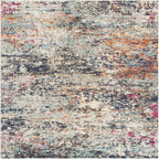 SAFAVIEH Madison Collection Area Rug - 12' Square, Black & Gold, Modern Abstract Design, Non-Shedding & Easy Care, Ideal for High Traffic Areas in Living Room, Bedroom (MAD460Z)