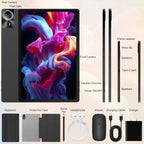 Tablet｜14 inch Android 16 Tablet｜30GB RAM 256GB ROM｜1920 * 1200 IPS FHD｜10000mAh 30W Fast Charging｜Octa-core Processor｜Wi-Fi 6, BT 5.4｜Dual Camera with Keyboard｜Mouse｜Stylus｜Case｜Headphone