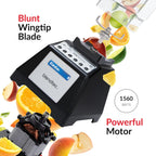 Blendtec Total Classic Original Blender and 75 oz FourSide Blender Jar - Kitchen Blender Bundle - Black