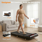 2.5HP Walking Mat with Incline pad,Under Desk Treadmill, Walking Running Pad with Remote, 3 in 1 Low Noise Small Mini Portable Treadmill with Led Screen, Compact Treadmills for Home, 265lbs Capacity