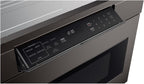 SHARP SMD2470AH Microwave Drawer Oven, 24-inch, 1.2 Cubic Feet, 950 Watt, Concealed Control Panel with Digital LCD Display, Black Stainless Steel