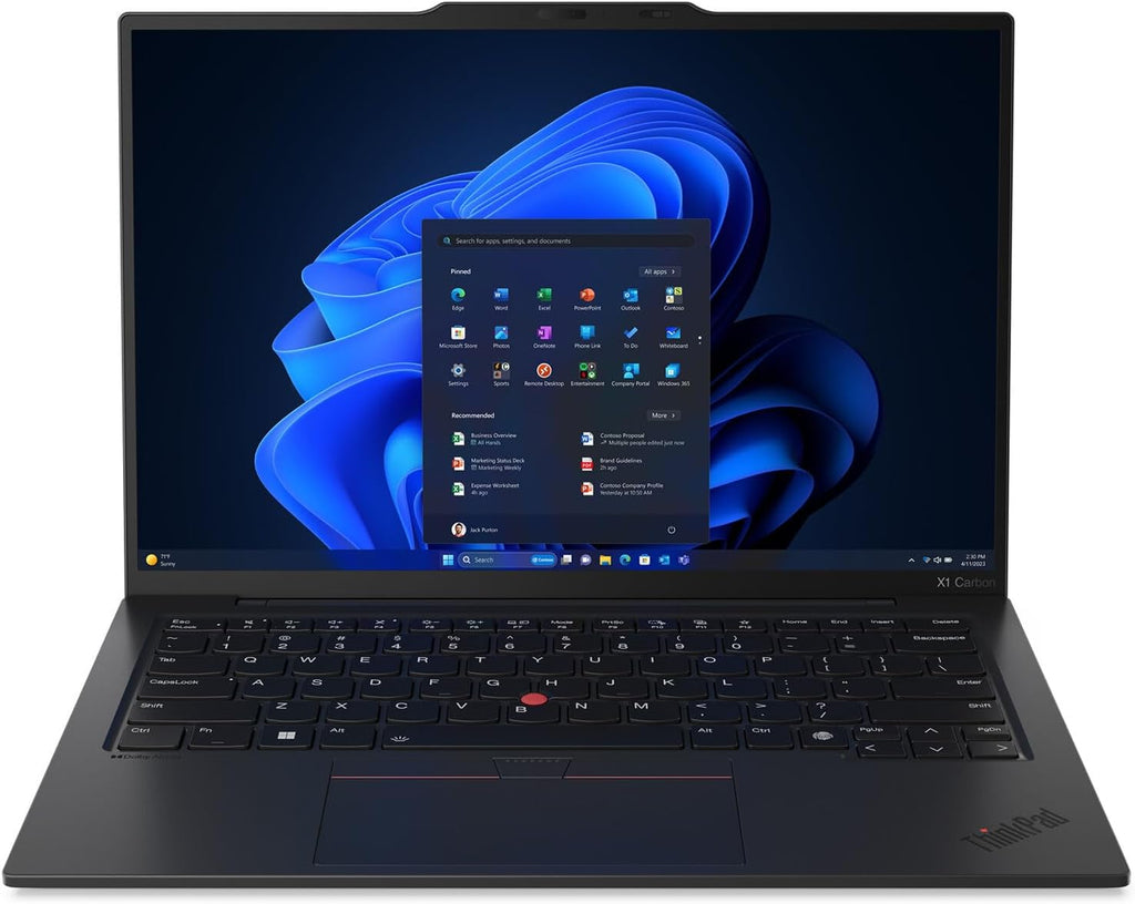 Lenovo ThinkPad X1 Carbon Gen 13 Aura Edition  Intel Ultra 7 258V (Beats U7 165)  14" 2.8K (2880 x 1800)  OLED  32GB DDR5  2TB SSD Gen 5  1080p IR Camera  WiFi 7.0  Win 11 Pro - Black