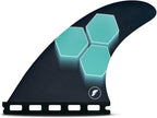 Future Fins AM1 Hexcore Teal/Navy Al Merrick Surfboard Thruster Fin Set