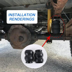 DICMIC Rear Suspension Rubber Helper Spring Kit Compatible with 2009-2021 Dodge Ram 1500 2WD/4WD Replace# DR1500DQ